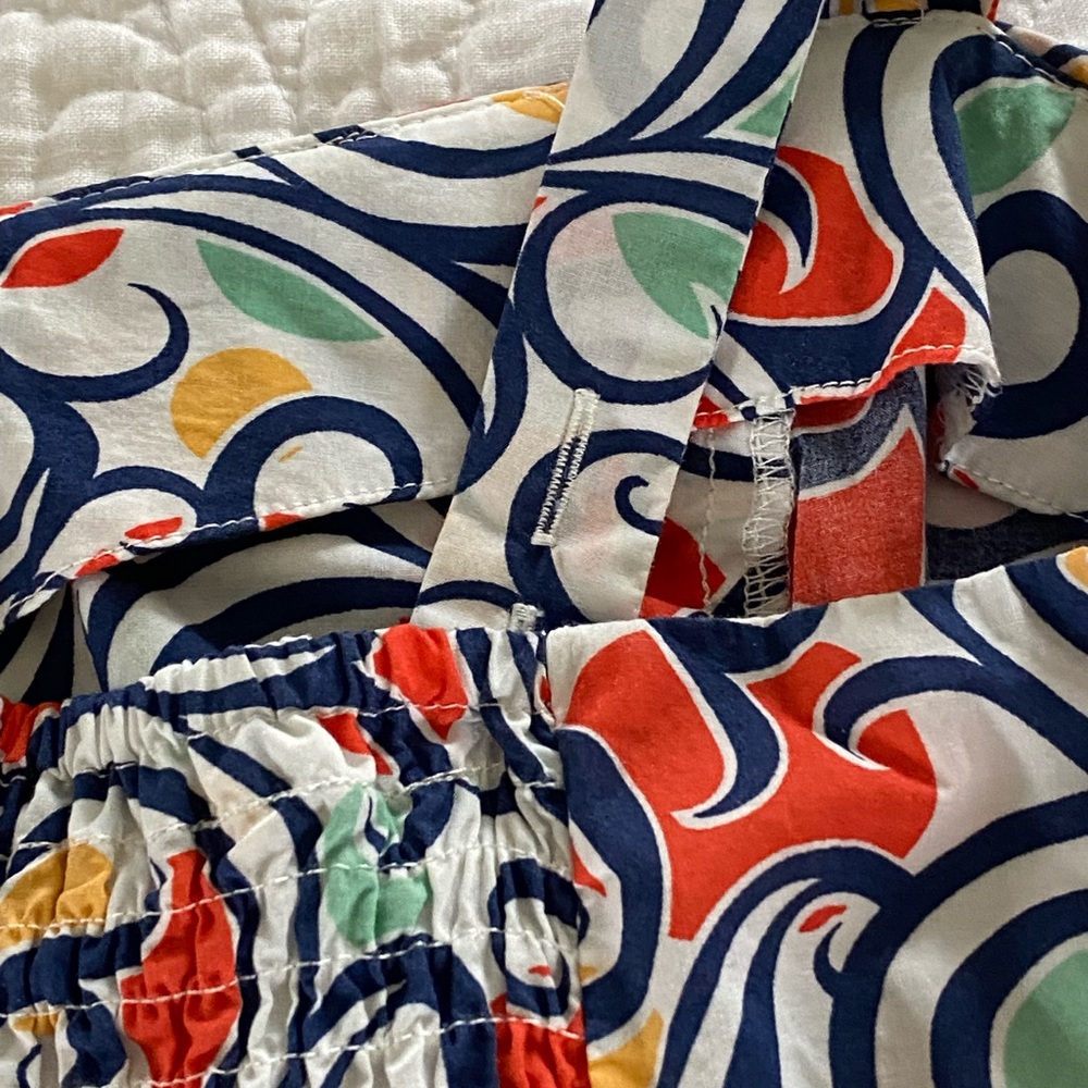 Colorful Swirl Patterned Women's Top - Picture 4 of 6
